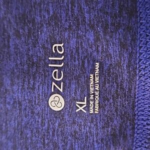 Zella XL purple sweatpants w/pockets, elastic around ankles. EUC